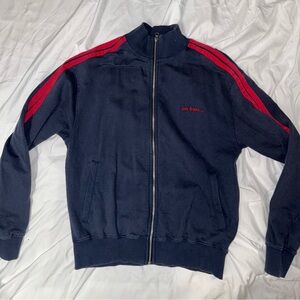 Navy and Red Zip-Up Jacket